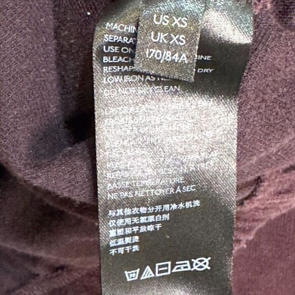 Free People Movement Top Size XS Maroon Explorer Patchwork - Picture 7 of 9